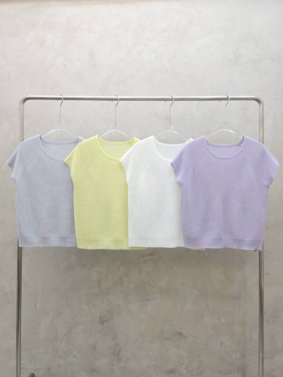 插肩袖針織上衣