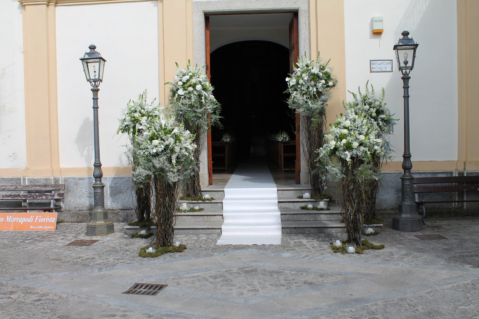 addobbo floreale per evento