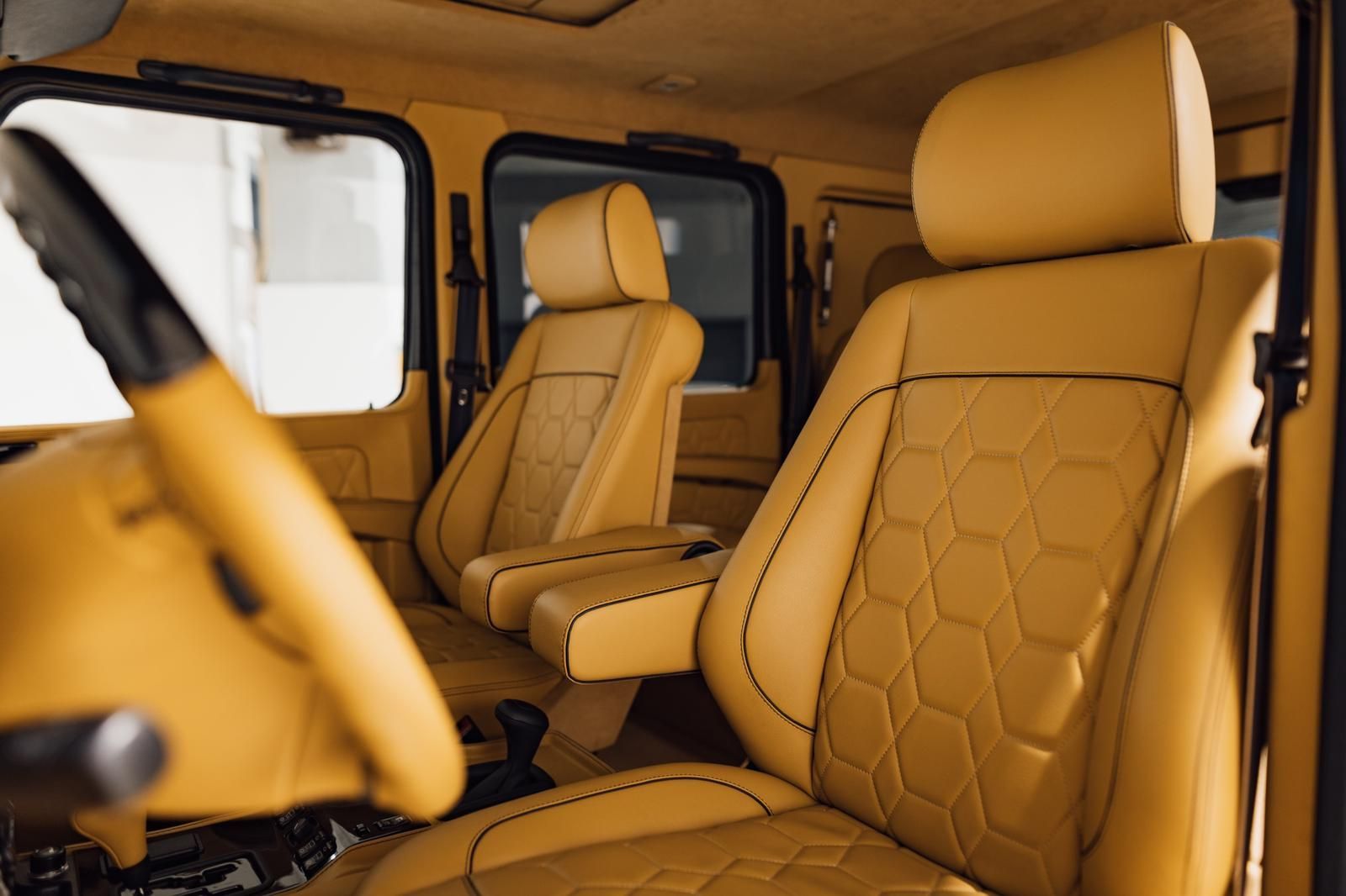 MB G-Wagon, custom interior design, cnc-stitching seats