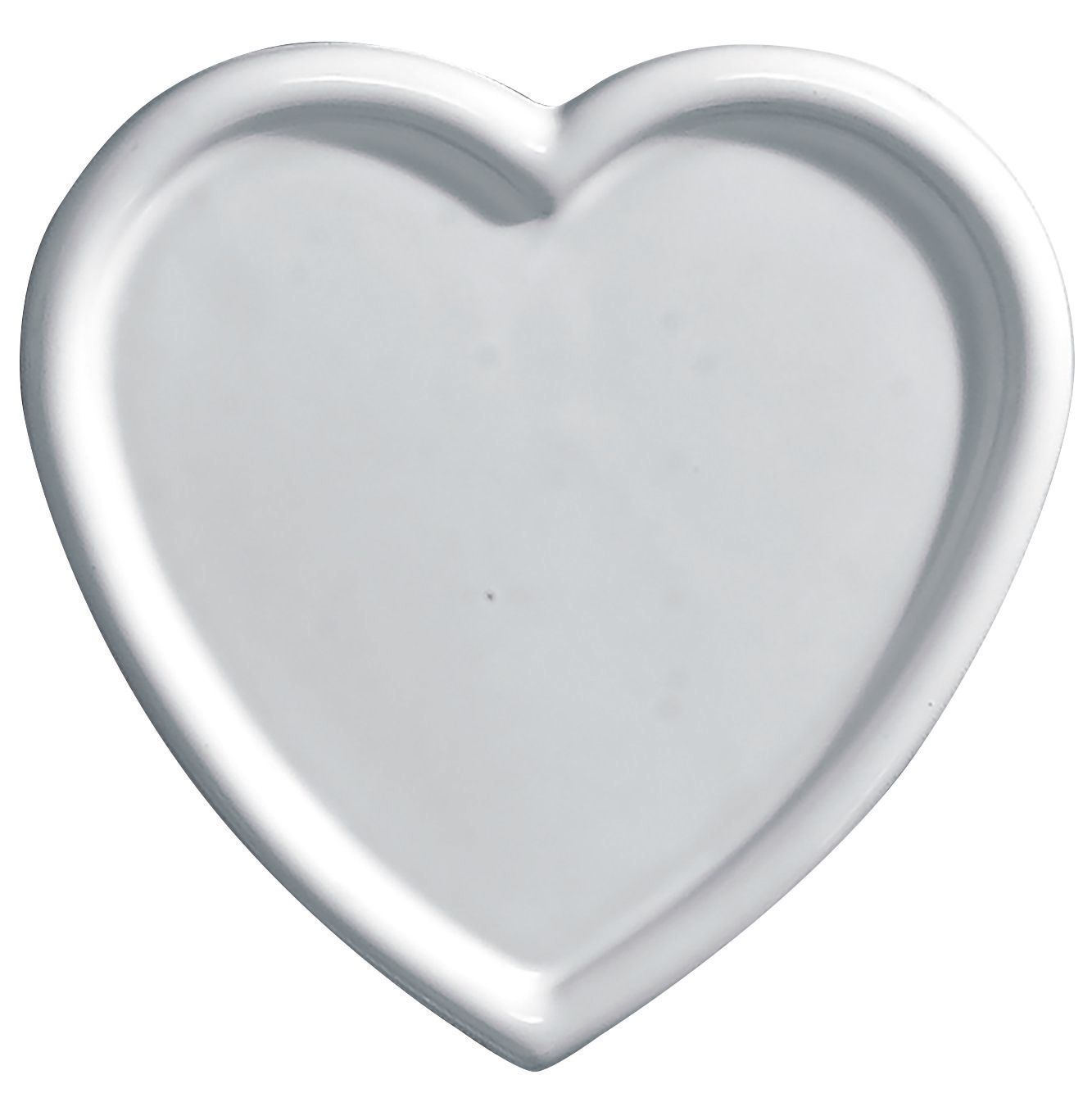 Placca cuore con bordo