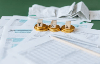 Tax Documents on the Table