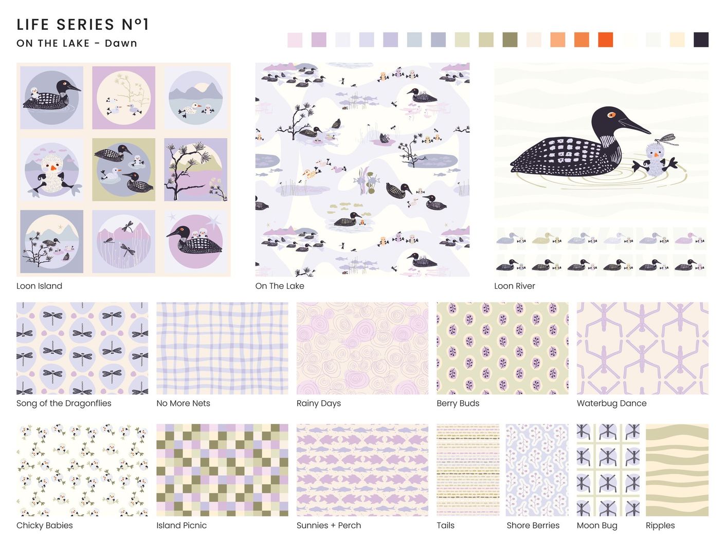 On The Lake Collection in Dawn colorway.