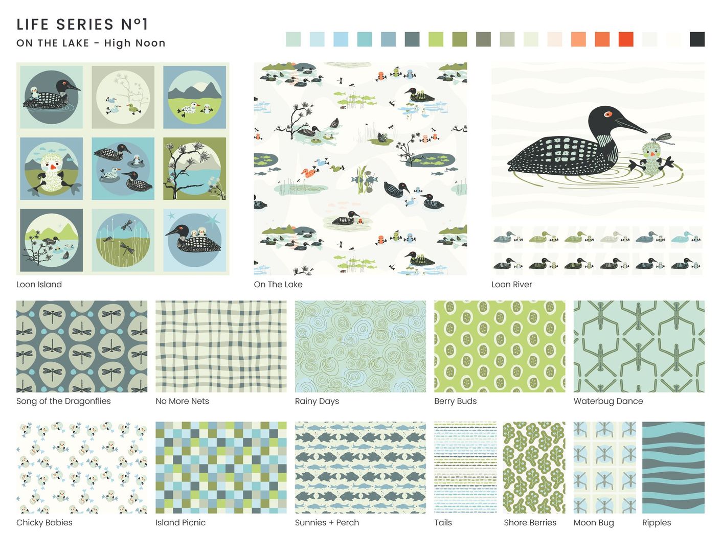 On The Lake Collection in High Noon colorway.