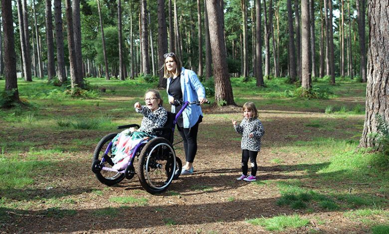 All-terrain wheelchair for your child