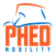 A logo for phed mobility with a truck on it