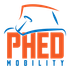 A logo for phed mobility with a truck on it