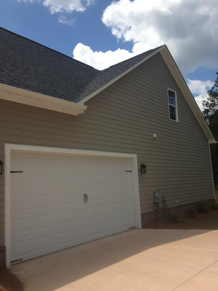 Double Garage of Modern Home — Wilmington, NC — Swanson Construction & Development Inc