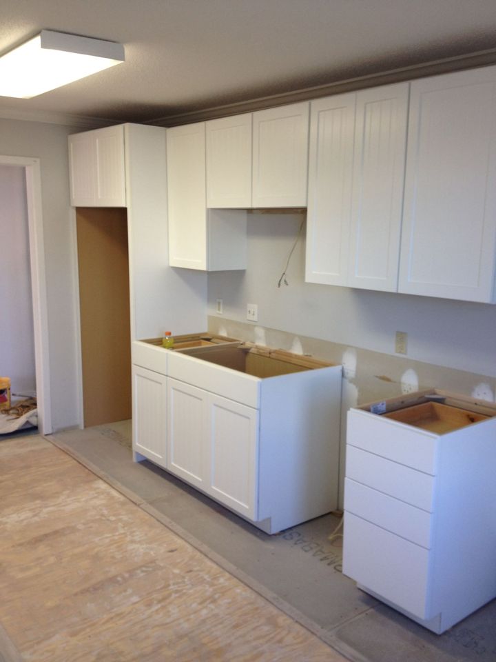 White Kitchen Cabinet — Wilmington, NC — Swanson Construction & Development Inc