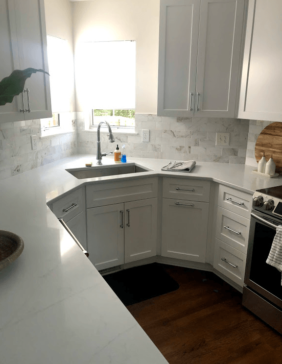 White Kitchen Interior — Wilmington, NC — Swanson Construction & Development Inc