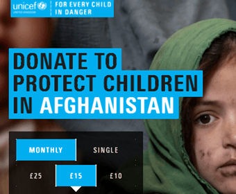 UNICEF Save a Child in Afghanistan