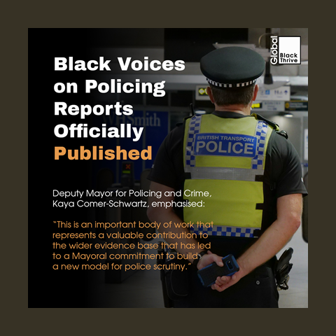 Black Voices on Policing report cover