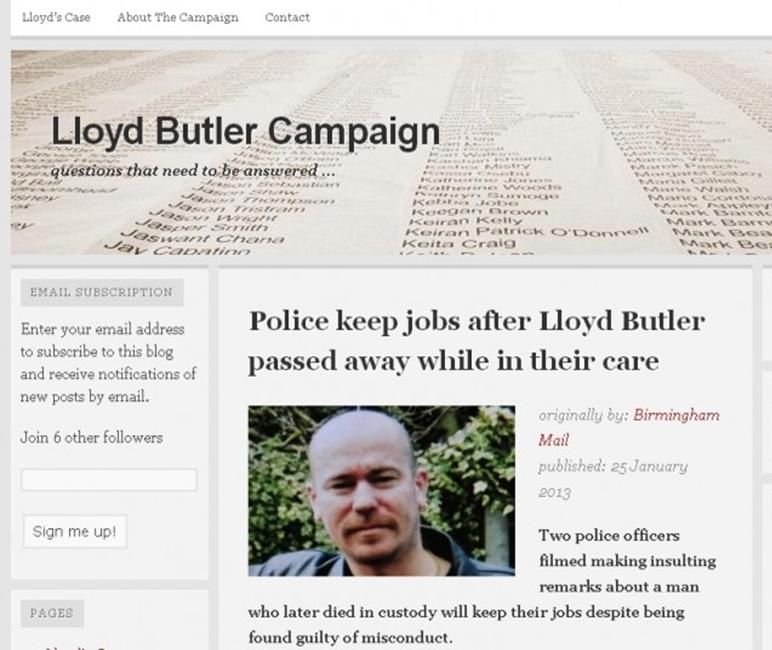 Justice for Lloyd website