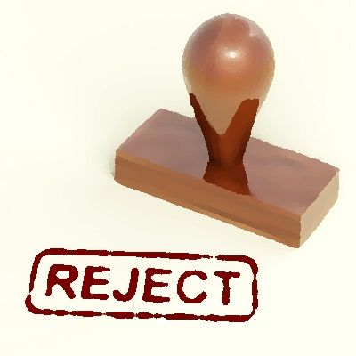Rubber stamp with paid word