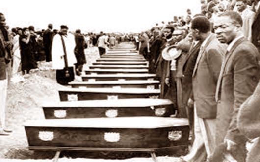 Sharpeville Massacre Mourners