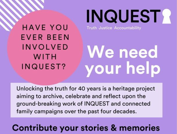 INQUEST at 40 infographic