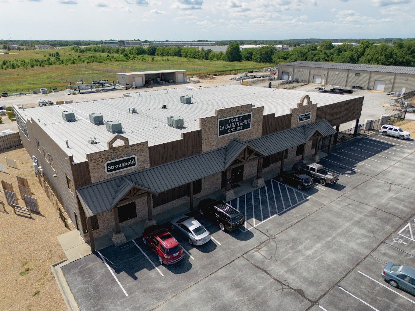 Ariel view of Stronghold Safe Rooms business location in Springfield MO