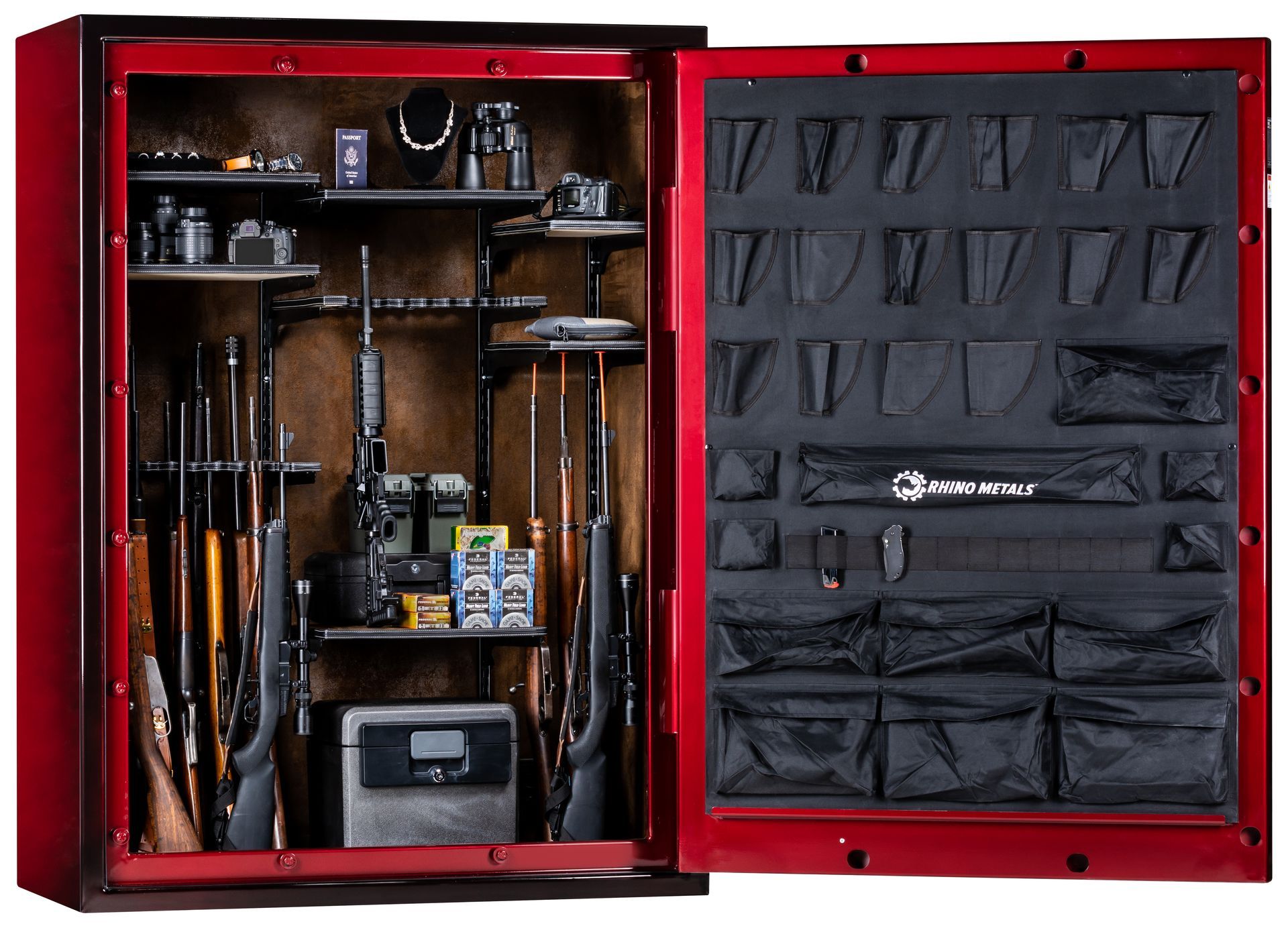 inside large red gun safe for sale in Springfield MO