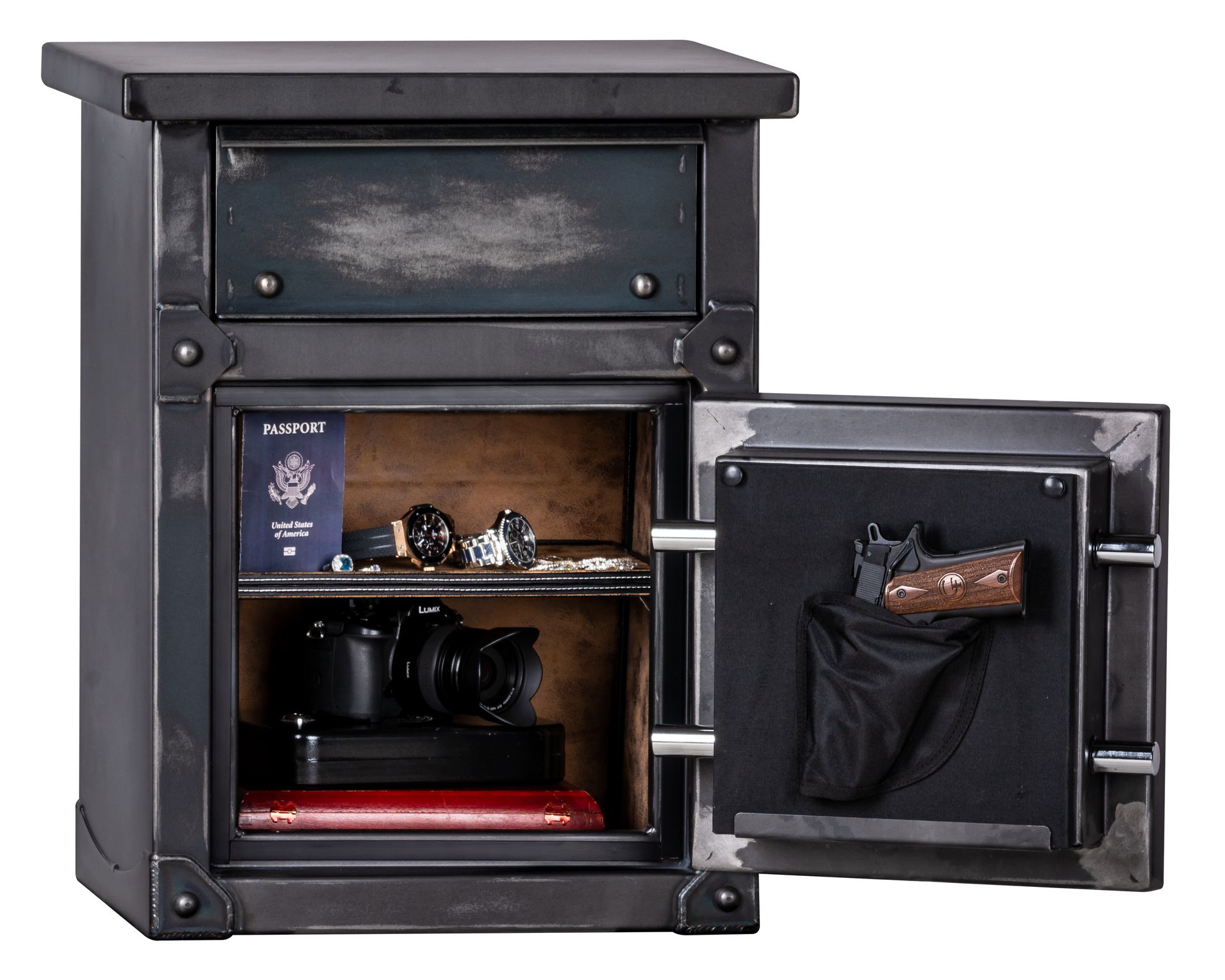 inside small black gun safe for sale in springfield mo