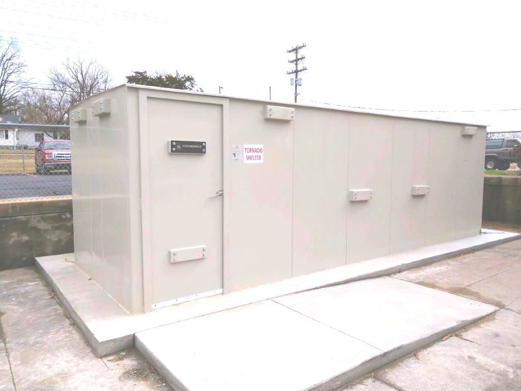 Above ground tornado storm shelter in Missouri