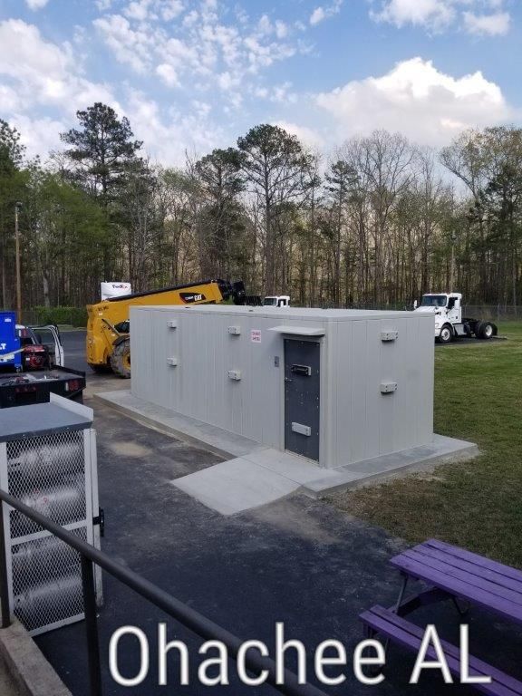 outdoor commercial storm shelter in ohatchee