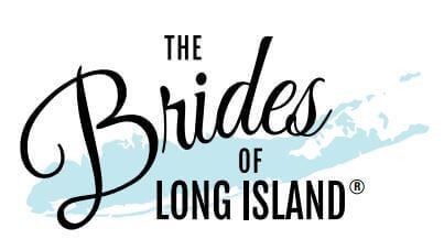 The brides of long island logo on a white background.