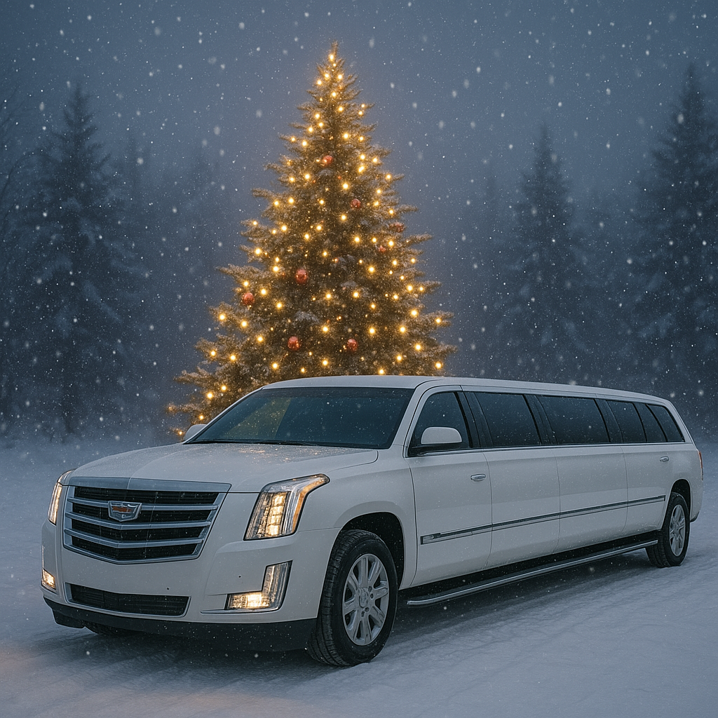 A man in a suit is standing next to a black car and talking on a cell phone.