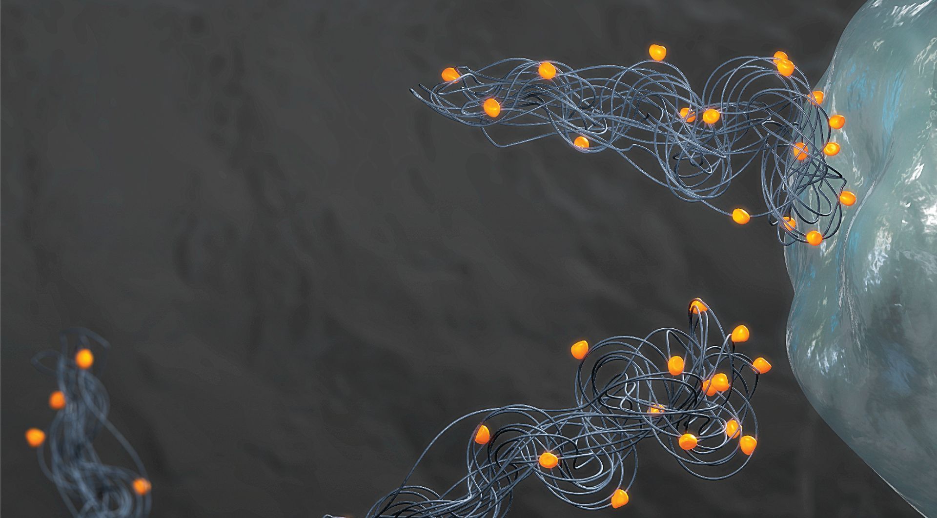 black background with particles attacking permabilities