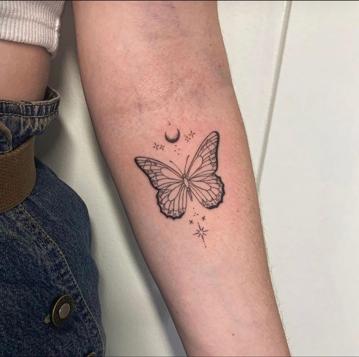 butterfly symbolism tattoo