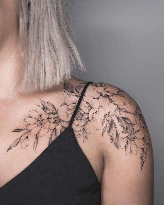 flowers as tattoos