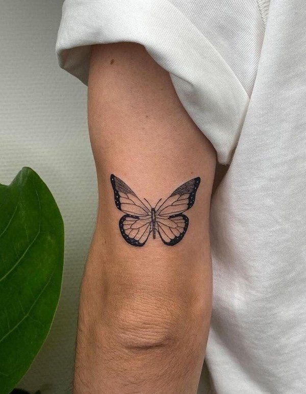 tattoo with butterflies