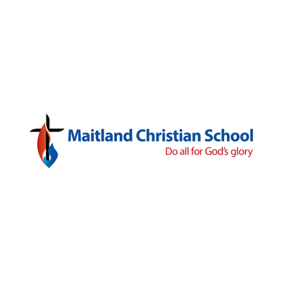 The logo for maitland christian school says `` do all for god 's glory ''.