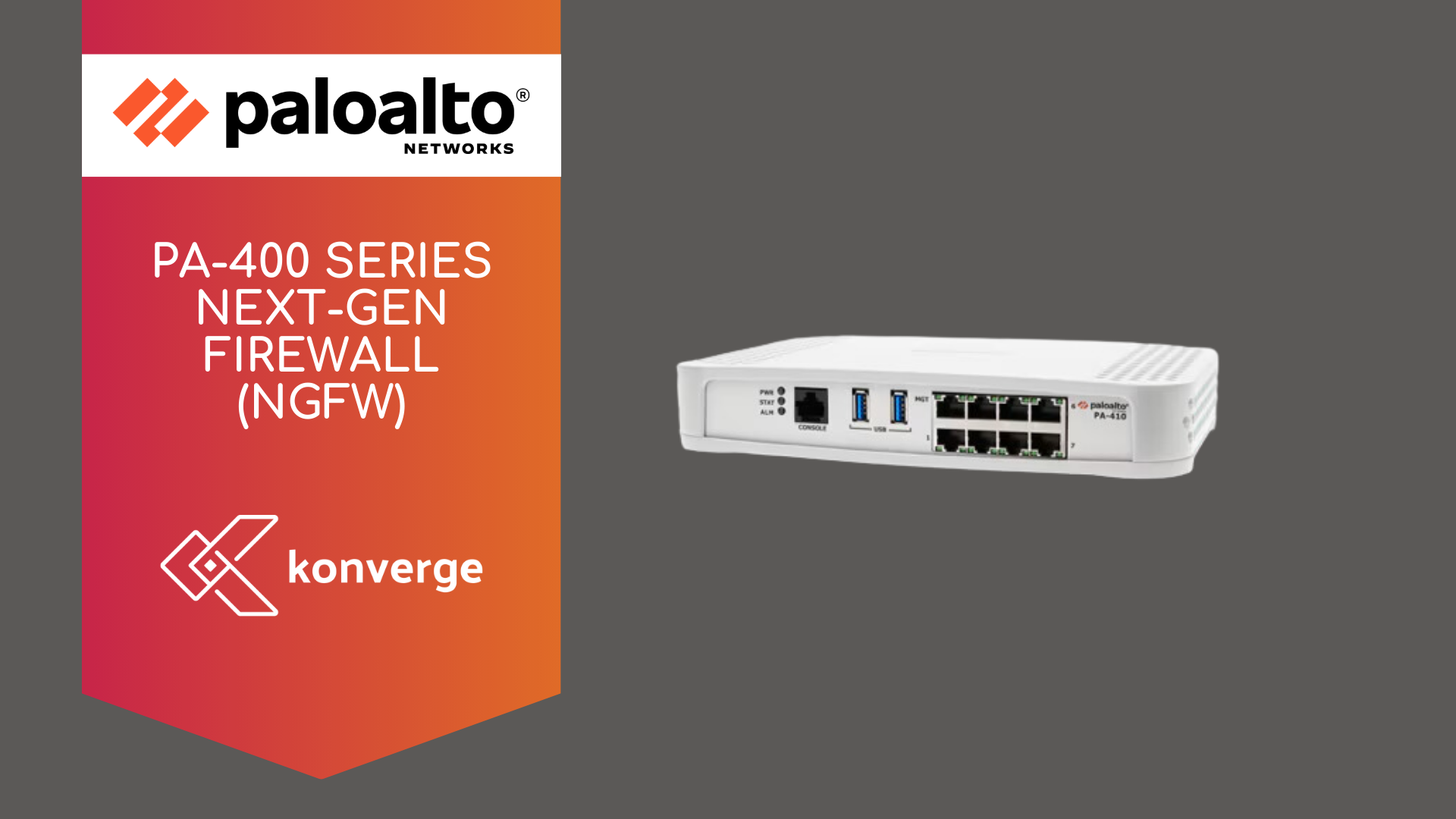 A paloalto pa 400 series next-gen firewall ngfw