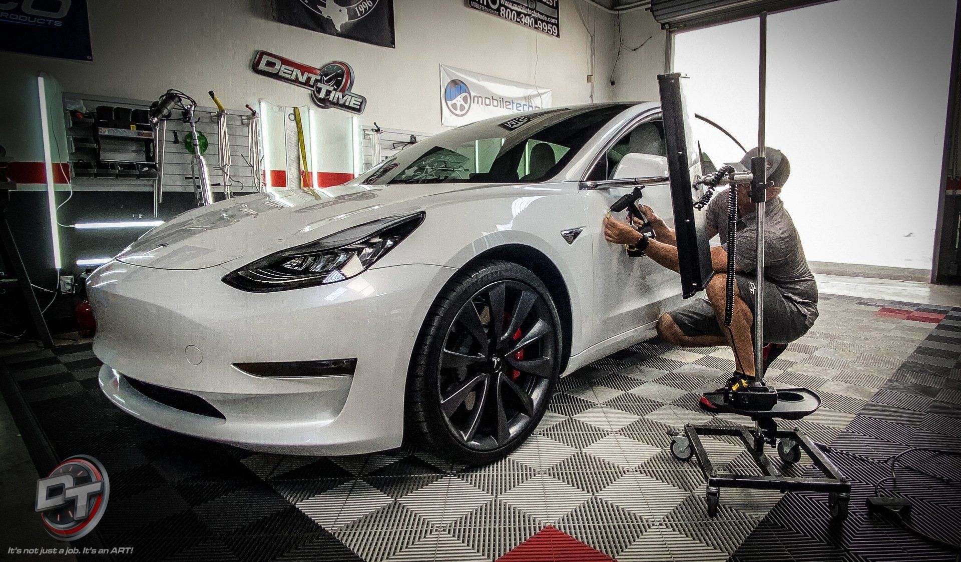 Tesla dent removal San Diego