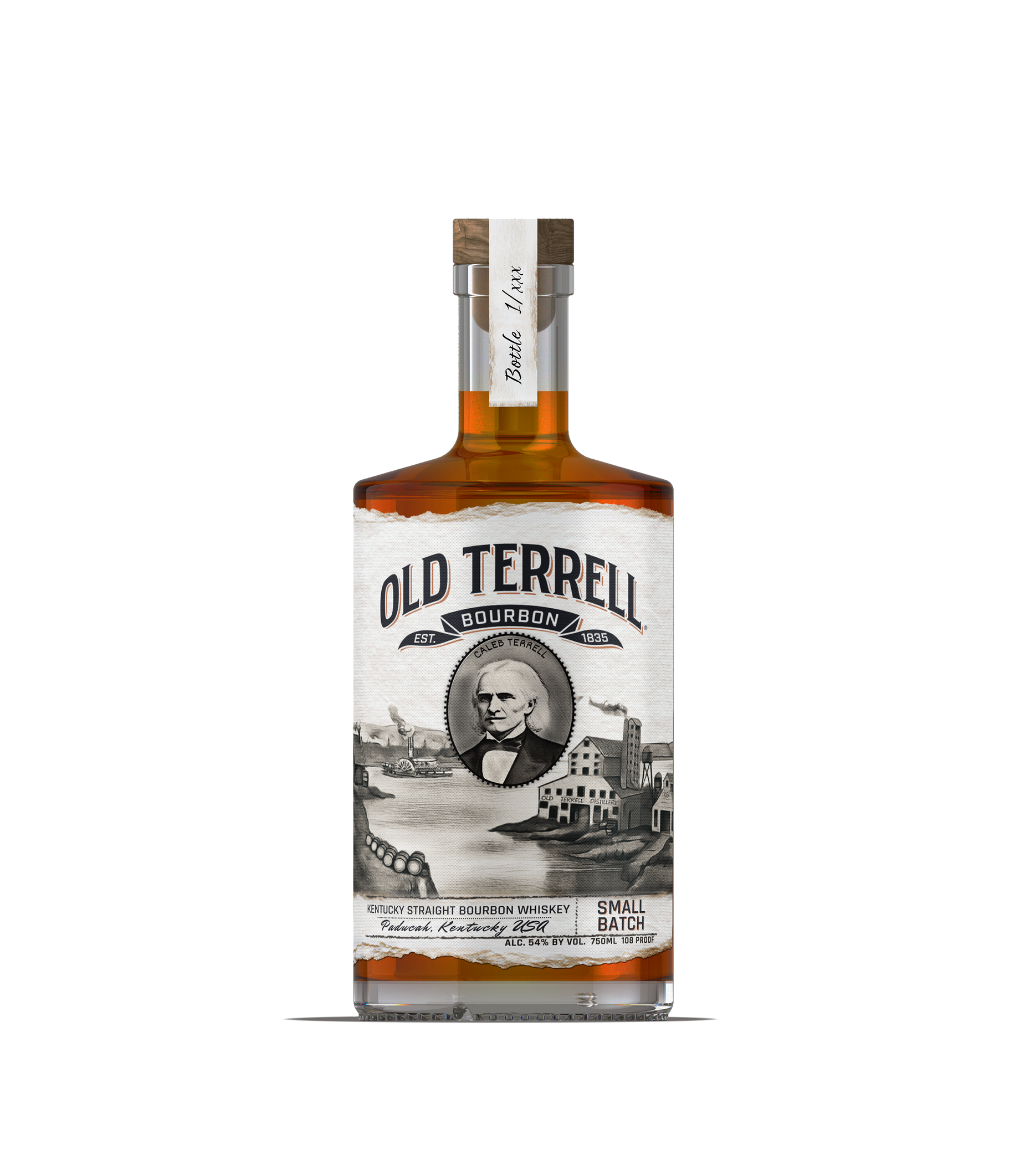 Bottle of Old Terrell Small Batch