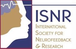 ISNR logo with profile silhouettes and text “International Society for Neurofeedback & Research”