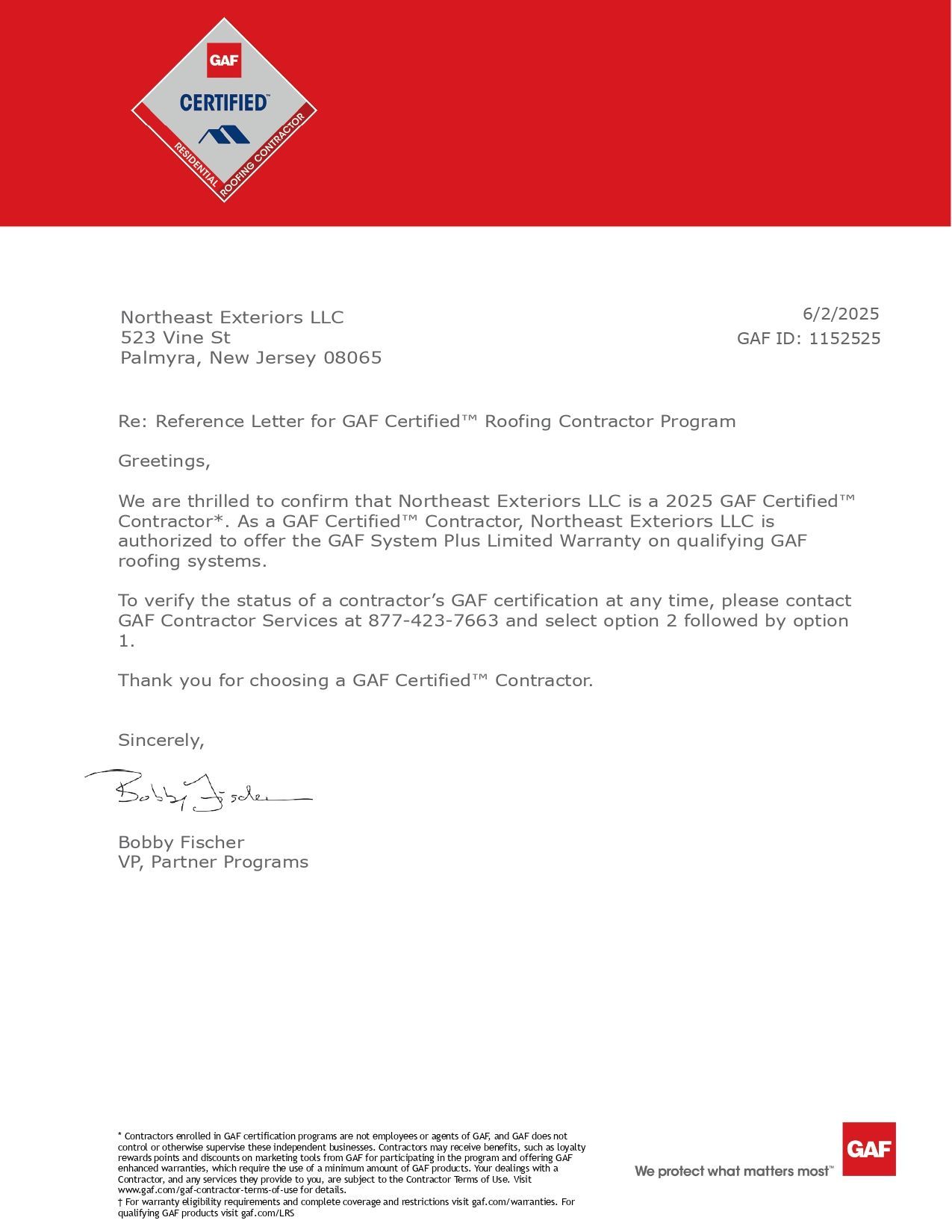 A red letter with a white diamond on the top of it.