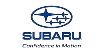 The blue Subaru logo with the Pleiades star cluster emblem above the text "SUBARU Confidence in Motion."