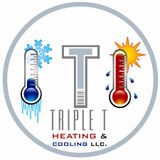 triplet heating and cooling business logo