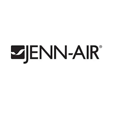 The jenn-air logo is black and white on a white background.