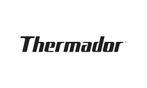 A black and white logo for thermodor on a white background.