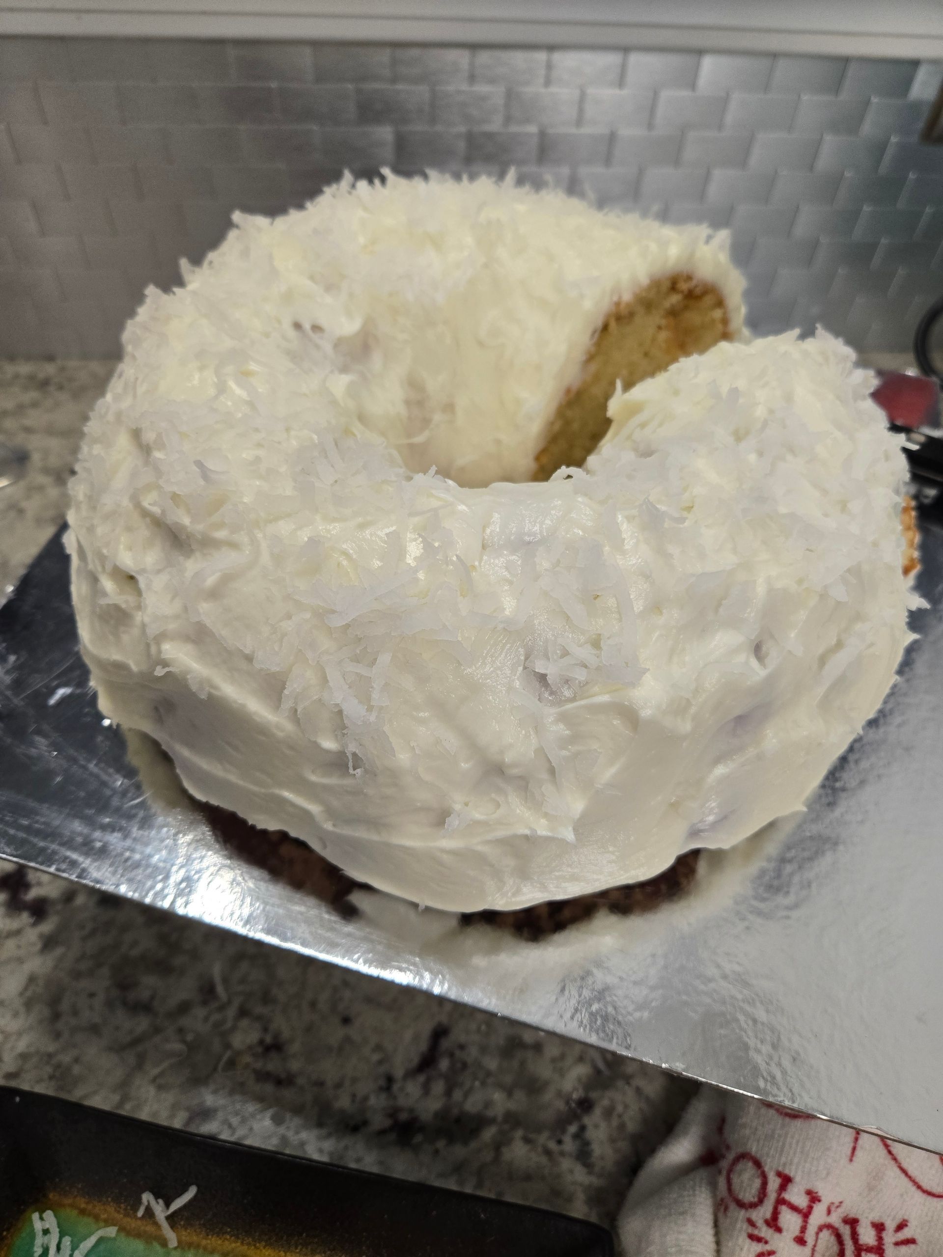 White Chocolate Coconut Bundt Cake (aka The Tom Cruise Cake)