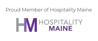 The logo for hm hospitality maine is a proud member of hospitality maine.