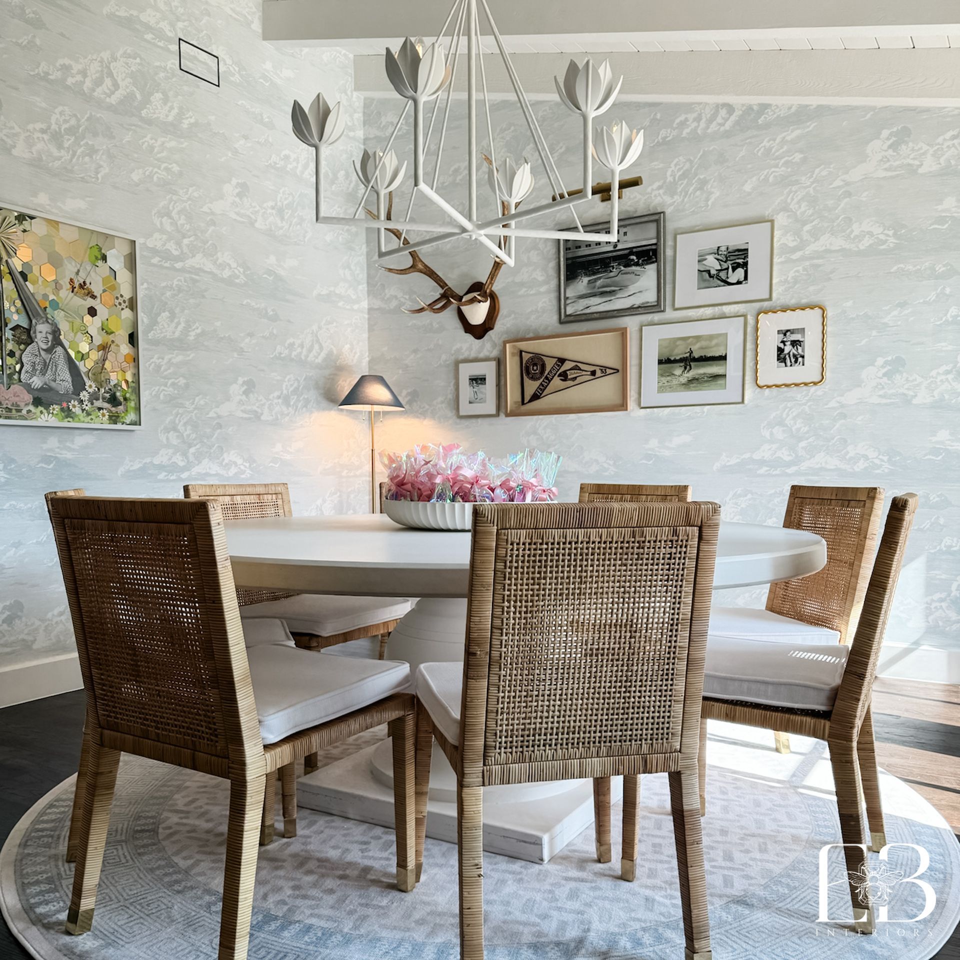 Warm, inviting home transformation blending timeless charm and modern refinement by Emerald Bee Interiors.