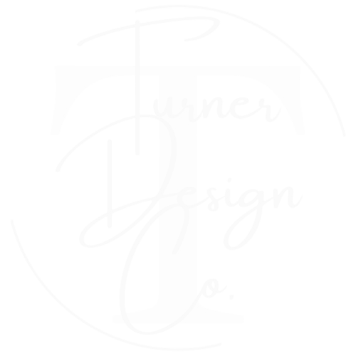 Turner Design Co. logo, a female-led Wylie, Texas-based interior design studio, featured by Emerald Bee Interiors.