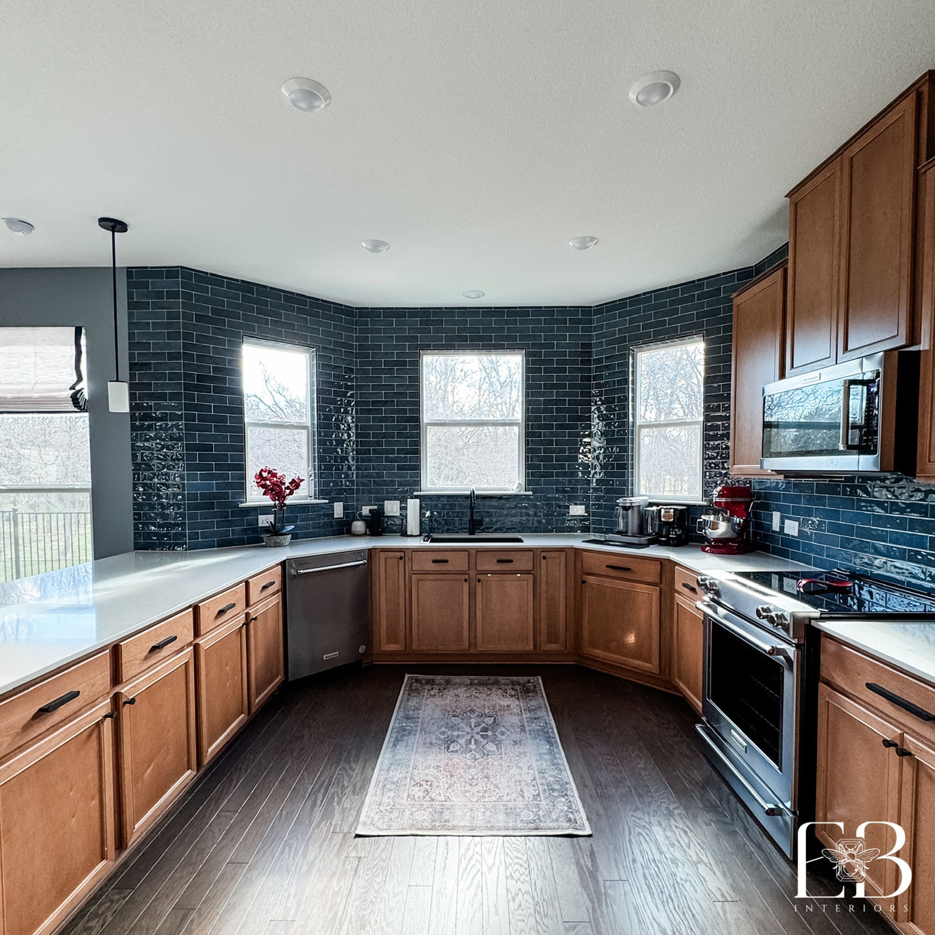 Elegant new-build interiors with a dark academia aesthetic—rich tones, tailored details, and refined contrast.