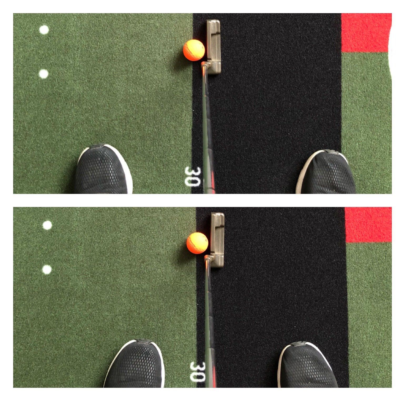A change of stance can really help your putting