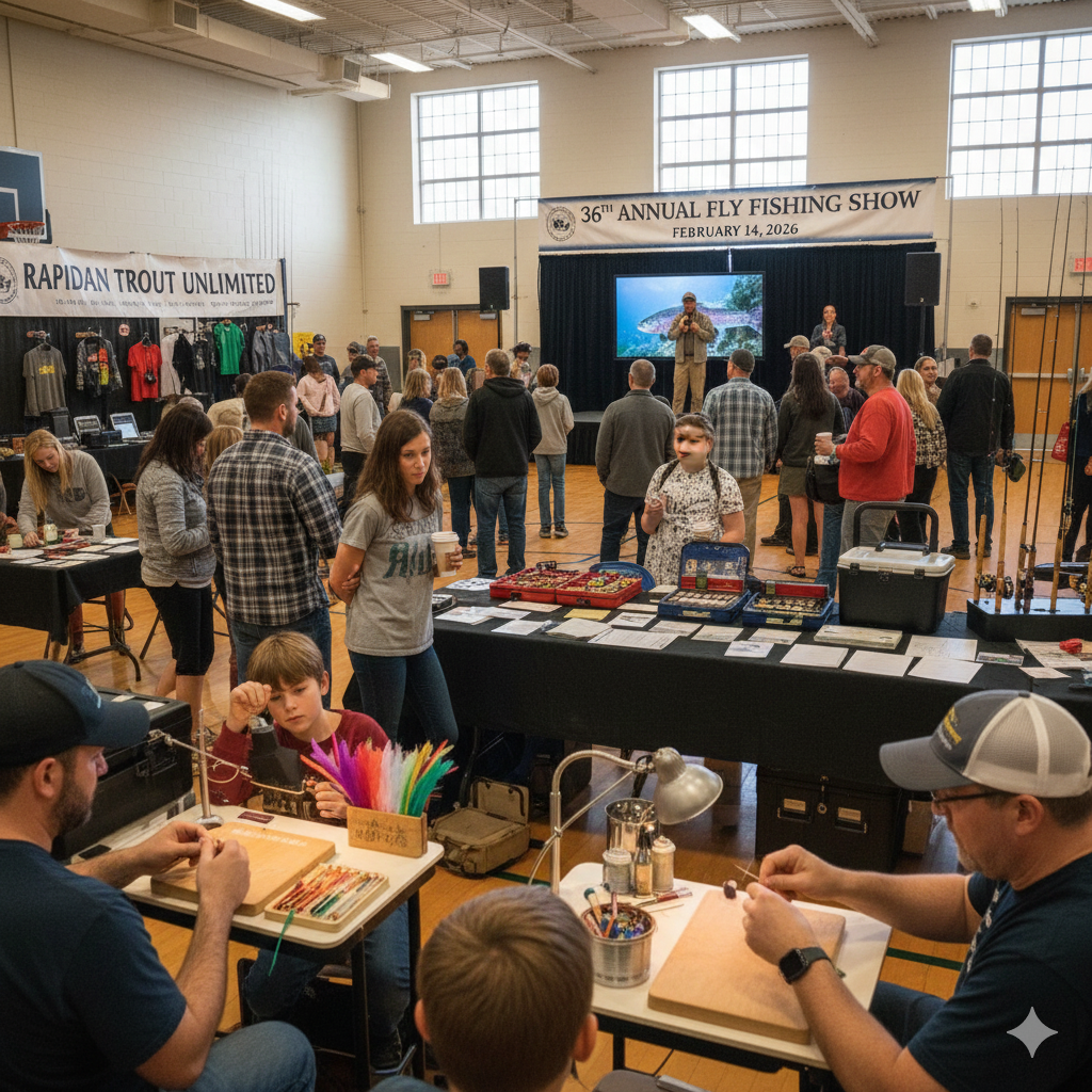 Keep the line tight and visit the Annual Rapidan Fly Fishing Show!