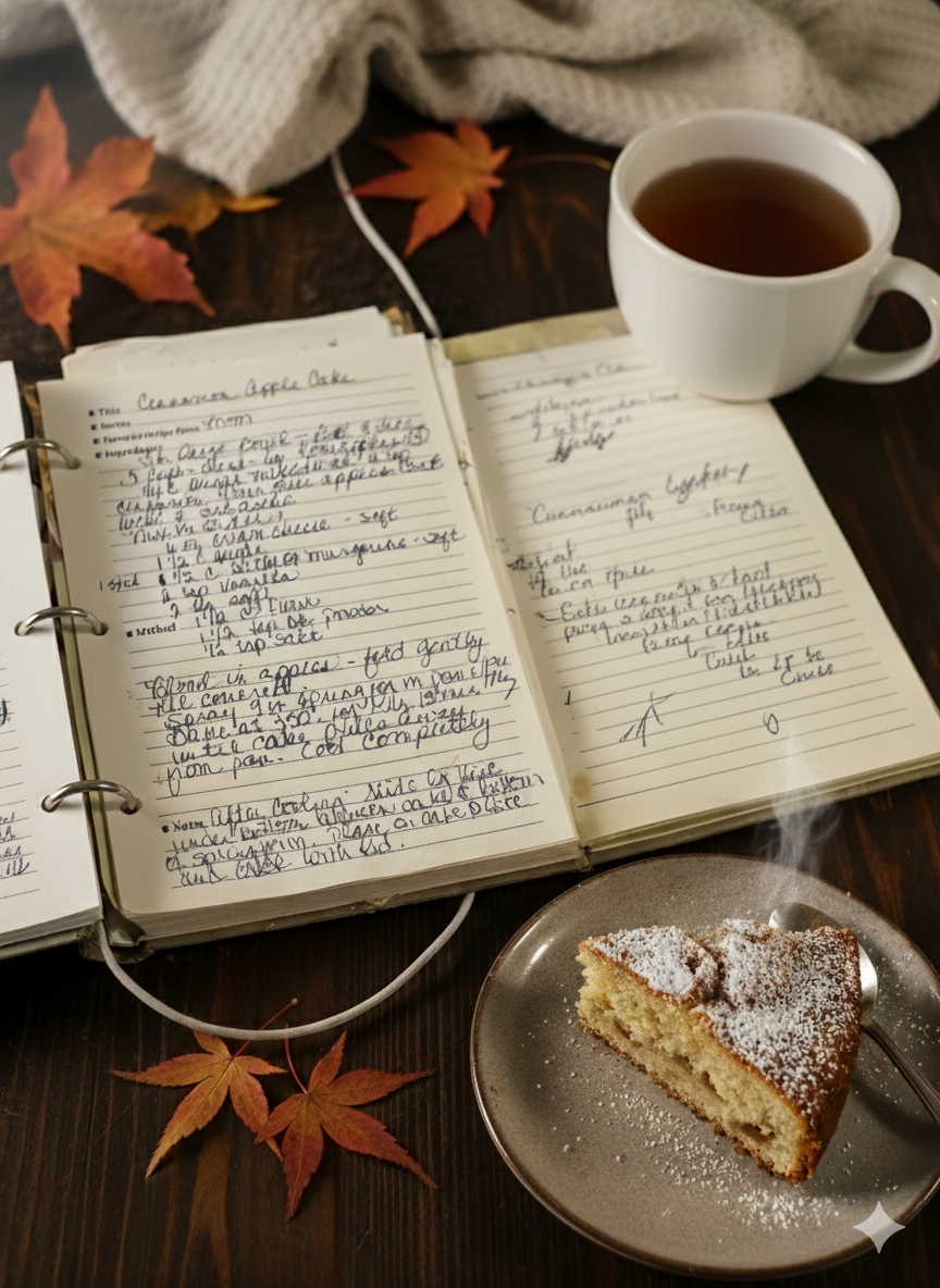 The Alls Family Fall Time Favorite  Nana's Cinnamon Apple Cake!