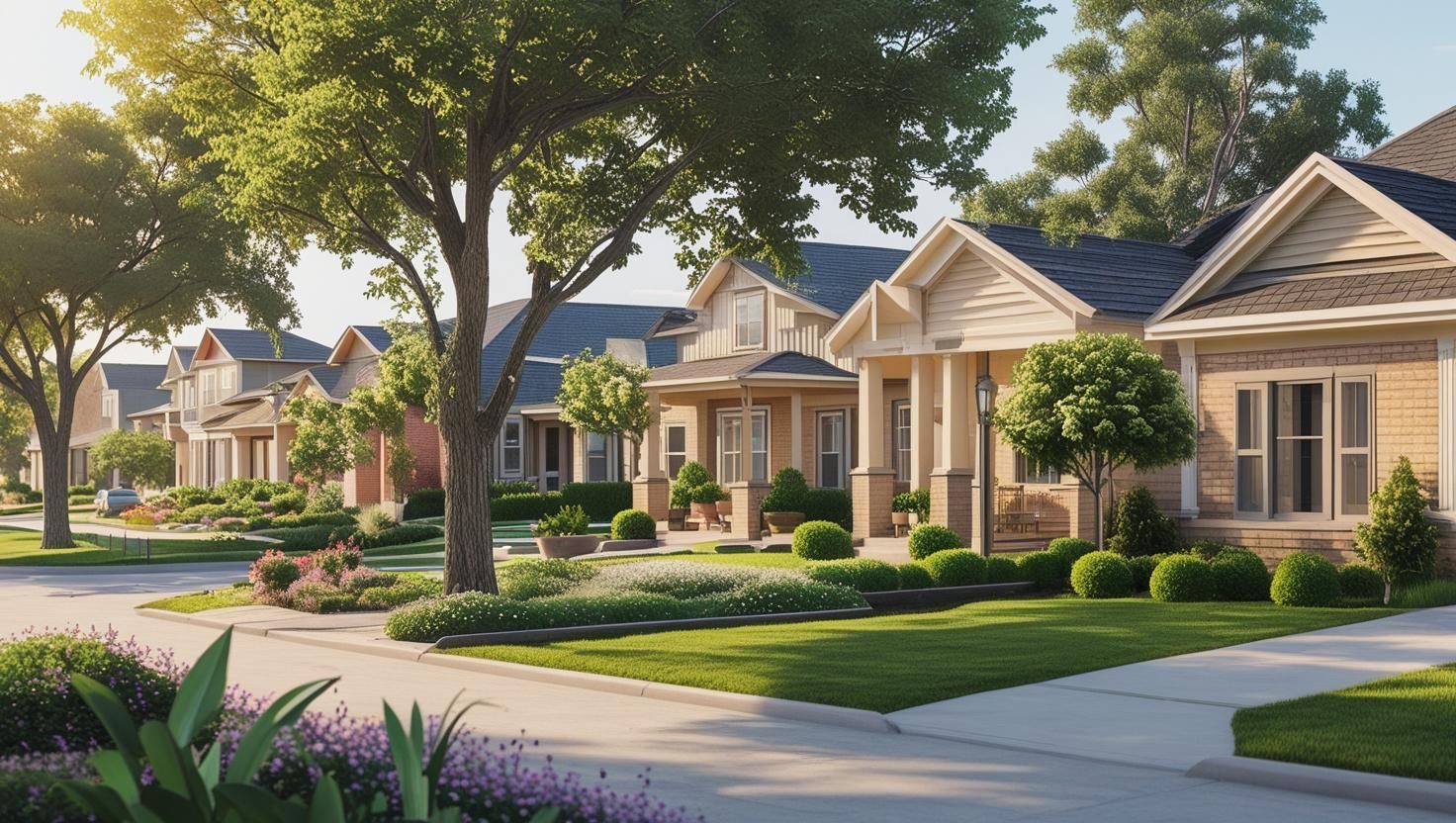 A neighborhood in Glenpool, Oklahoma.