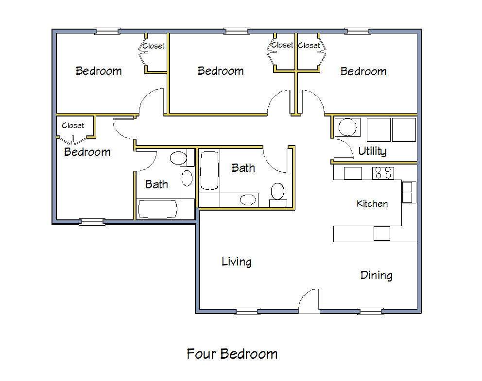 four bed